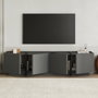 Nordure Soporte para TV Antracita y Negro